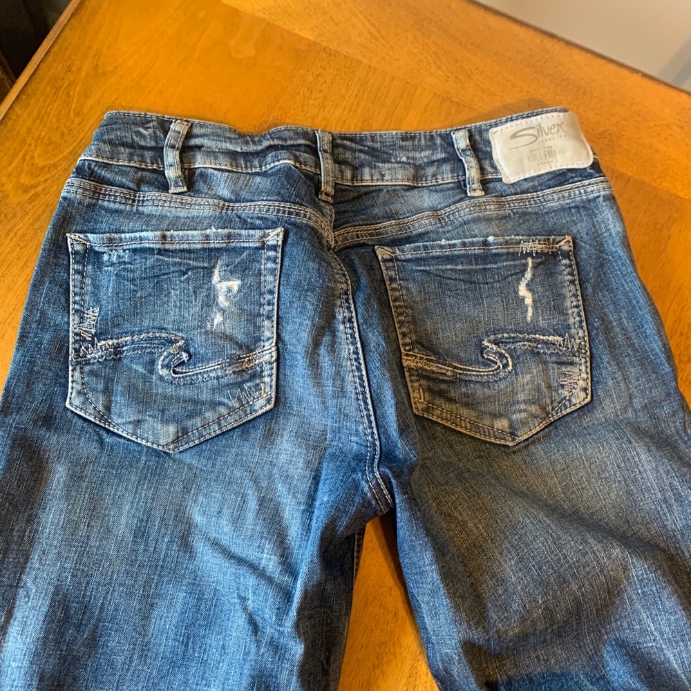 Silver jeans